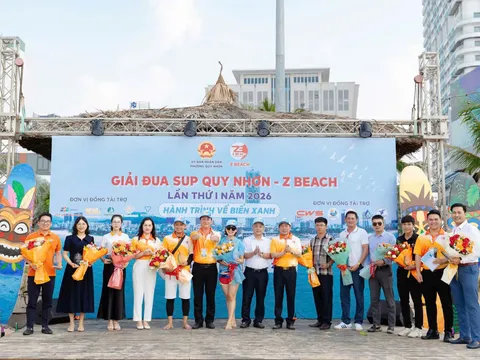 Giải SUP Quy Nhơn 2026: Sôi động đường đua, mở lối du lịch biển trải nghiệm