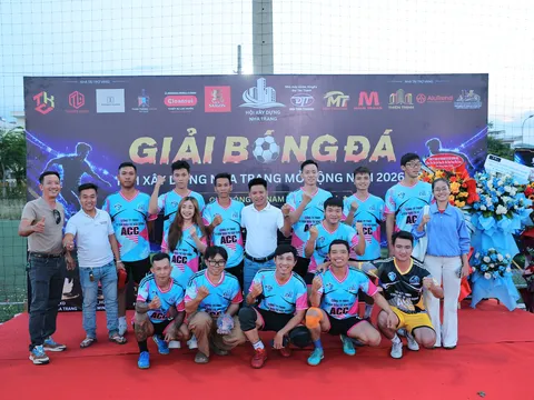 Giải bóng đá Hội Xây dựng Nha Trang mở rộng 2026: Khi thể thao trở thành cầu nối giao lưu và quảng bá điểm đến