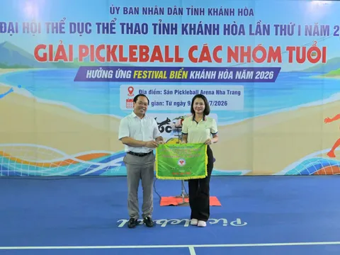 Khai mạc Giải Pickleball các nhóm tuổi Khánh Hòa 2026: Lan tỏa phong trào thể thao trong mùa Festival Biển