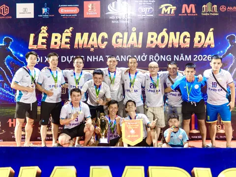 Giải bóng đá Hội Xây dựng Nha Trang mở rộng 2026: Lan tỏa tinh thần đoàn kết, kết nối cộng đồng doanh nghiệp