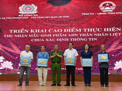 Khánh Hòa triển khai cao điểm thu nhận mẫu sinh phẩm ADN, góp phần xác định danh tính liệt sĩ chưa rõ thông tin