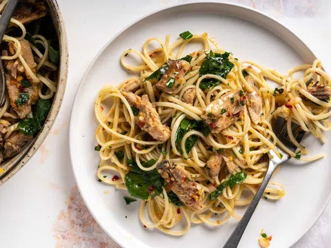 Sardine spaghetti - Spaghetti cá mòi