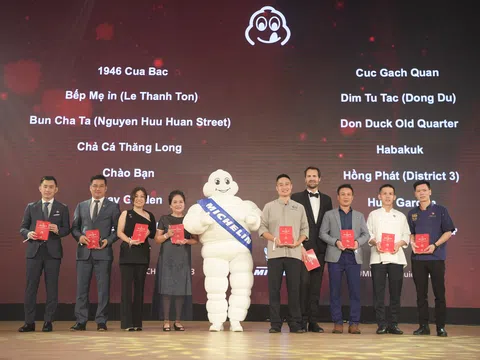 Bốn nhà hàng Việt Nam lần đầu được gắn sao Michelin
