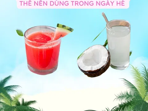 Những loại thức uống giải nhiệt cơ thể nên dùng trong ngày hè