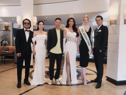 Miss Grand Vietnam đọ sắc cực dễ thương cùng Miss International 2022