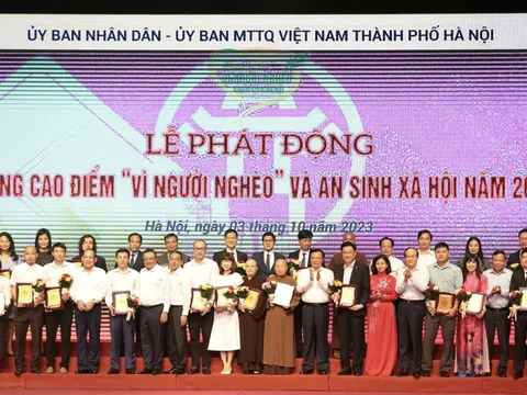 Quỹ “Vì người nghèo” Thành phố Hà Nội được T&T Group ủng hộ 1 tỷ đồng