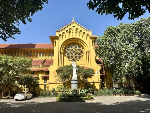 Khám phá phong cách kiến trúc Đông Dương độc đáo ở Nhà thờ Cửa Bắc