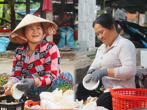 Nét đẹp làng nghề: Làng mứt dừa Hoà Khánh tất bật vụ Tết