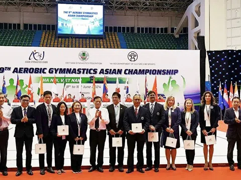 Khai mạc Giải vô địch Thể dục Aerobic châu Á lần thứ 9