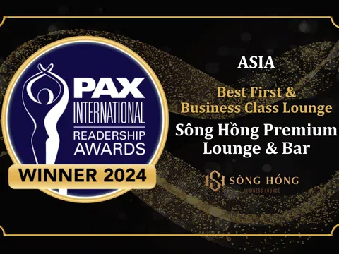 Sông Hồng Premium Lounge & Bar là Phòng khách hạng nhất và hạng thương gia tốt nhất Châu Á