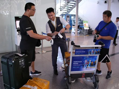 Nhà ga quốc tế Đà Nẵng vận hành hệ thống ký gửi hành lý tự động