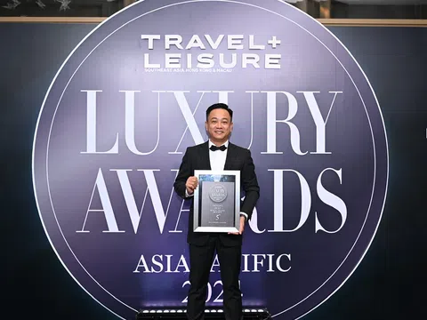Ana Mandara Cam Ranh lần thứ hai liên tiếp được xướng tên tại Travel + Leisure Luxury Awards