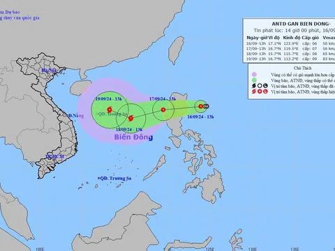 Việt Nam, Nhật Bản, Philippines dự báo áp thấp nhiệt đới sẽ mạnh lên thành bão số 4 khi vào Biển Đông