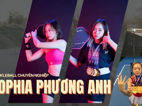 VĐV Pickleball Sophia Trần Phương Anh: “Mình có thể chọn làm "anh hùng bàn phím" hay anh hùng trên sân”