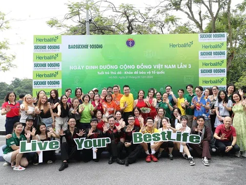 Herbalife Việt Nam đồng hành cùng Báo Sức khỏe và Đời sống tổ chức Ngày Dinh Dưỡng Cộng Đồng Việt Nam tại Hà Nội