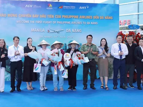 Philippine Airlines lần đầu tiên bay thẳng đến Đà Nẵng, mở rộng kết nối du lịch giữa Việt Nam và Philippines