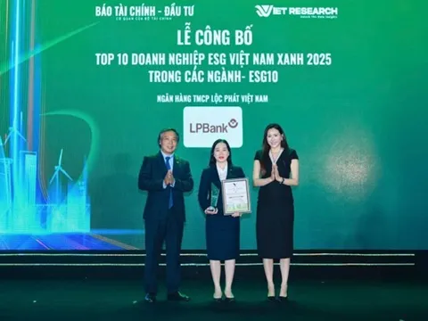 Dấu ấn ESG của LPBank: Từ "Lãnh đạo xanh" châu Á đến Top 10 Ngân hàng Việt Nam xanh