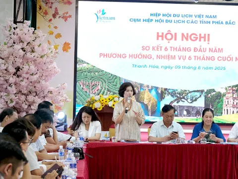 Cụm Hiệp hội Du lịch các tỉnh, thành phố phía Bắc sơ kết công tác 6 tháng đầu năm