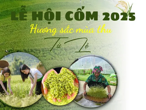 Từ ngày 13 - 21/9: Sẽ diễn ra Lễ hội cốm - Hương sắc mùa thu Tú Lệ