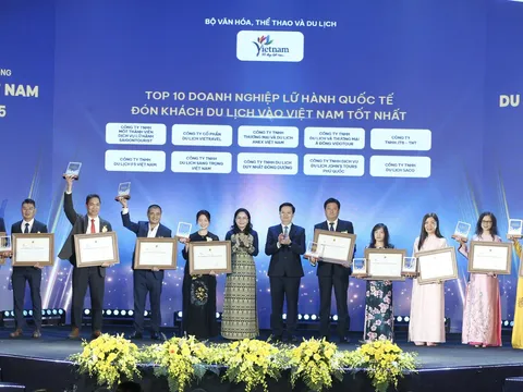 Giải thưởng Du lịch Việt Nam 2025: 113 đơn vị, doanh nghiệp được vinh danh