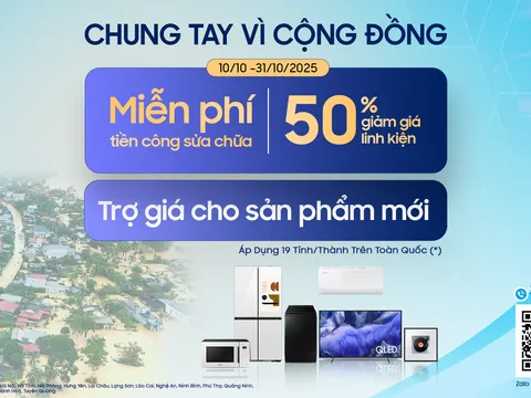 Samsung triển khai chương trình “Gửi trọn sẻ chia”, hỗ trợ tái thiết cuộc sống sau mưa lũ