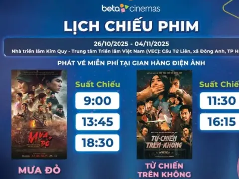 Hội chợ Mùa thu 2025: Trải nghiệm công nghệ đặt vé xem phim miễn phí hiện đại tại Phân khu Ngành Điện ảnh