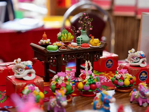 Chợ hoa Xuân Phố cổ 2026: Sắc Tết lan tỏa trong từng nếp phố Hà Nội