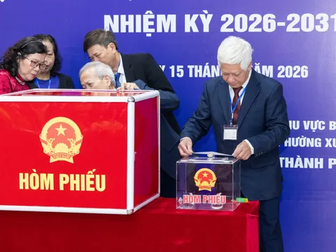 Tính đến 16h, hầu hết các tỉnh, thành phố đã đạt tỷ lệ cử tri đi bầu trên 95%