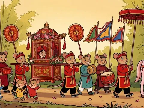 AnhHI Thanh Cường ra MV nhạc cưới lấy cảm hứng từ tranh dân gian Đông Hồ “Đám cưới chuột”