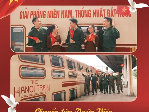 Người dân, du khách nô nức “chạm vào ký ức” với chuyến Tàu Hà Nội 5 Cửa Ô đặc biệt nhân dịp 30/4-1/5