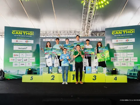 Herbalife Việt Nam tiếp tục đồng hành cùng Giải chạy VnExpress Marathon Cần Thơ: Khuyến khích lối sống năng động và lành mạnh