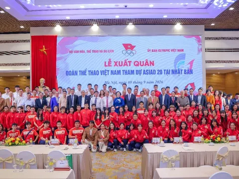 Đoàn Thể thao Việt Nam xuất quân, sẵn sàng chinh phục ASIAD 20 tại Nhật Bản
