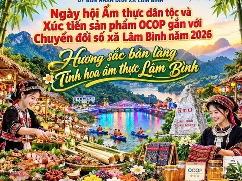 Lâm Bình gọi du khách về với “Hương sắc bản làng - Tinh hoa ẩm thực”