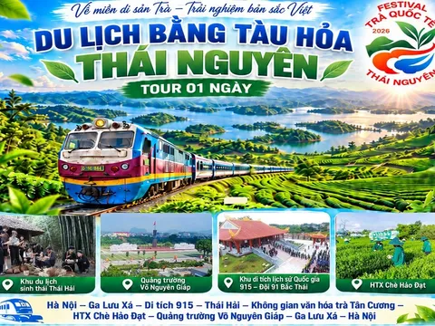 Khám phá Thái Nguyên bằng tàu hỏa: 5 hành trình nối miền di sản và hương trà