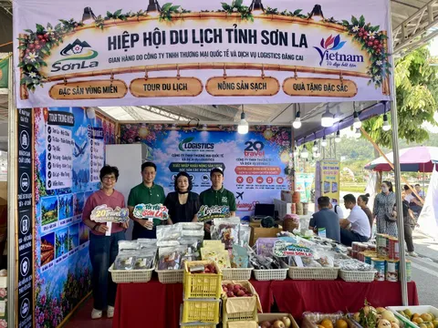 Đặc sản Sơn La hút khách tại Hội chợ hàng công nghiệp nông thôn tiêu biểu trong Lễ hội Cà phê 2026