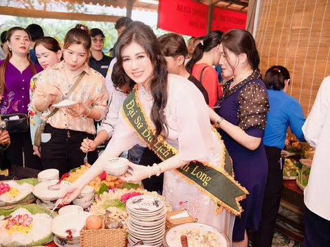 Hoa hậu Emily Hồng Nhung: "Hạnh phúc khi được cống hiến, làm trọn vai trò Đại sứ Du lịch Vĩnh Long"