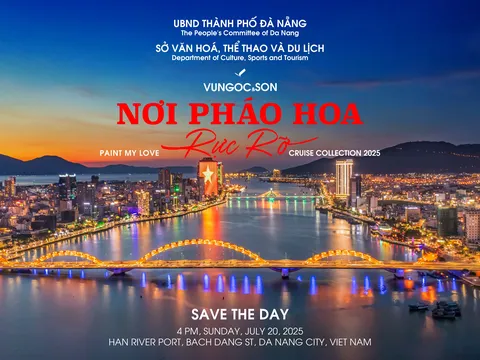 VUNGOC&SON làm show diễn thời trang đầu tiên ở cảng sông Hàn - Đà Nẵng