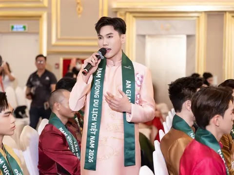 Nam sinh viên ngành du lịch gây chú ý tại Hoa hậu - Nam vương Du lịch Việt Nam 2026