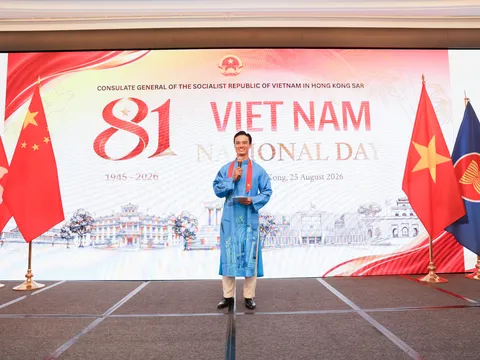 Nam vương Minh Khắc vinh dự dẫn dắt lễ kỷ niệm 81 năm Quốc khánh Việt Nam tại Hồng Kông