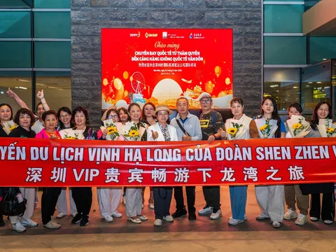 Vân Đồn-Thâm Quyến cặp sân bay đón du khách quốc tế hoạt động trở