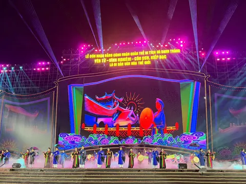 Lễ đón nhận Di sản Văn hóa Thế giới “Yên Tử-Vĩnh Nghiêm- Côn Sơn, Kiếp Bạc”