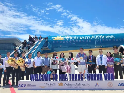 Khánh Hòa tổ chức chào đón chuyến bay từ Busan - Hàn Quốc