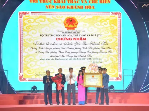 Khánh Hòa tổ chức Lễ vinh danh di sản văn hóa phi vật thể quốc gia