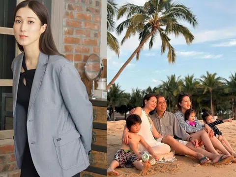 Lần đầu đến Phú Quốc, diễn viên TVB Chung Gia Hân thích thú ngắm hoàng hôn nơi đảo ngọc