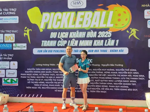 Khánh Hòa sôi động với giải Pickleball Du lịch 2025