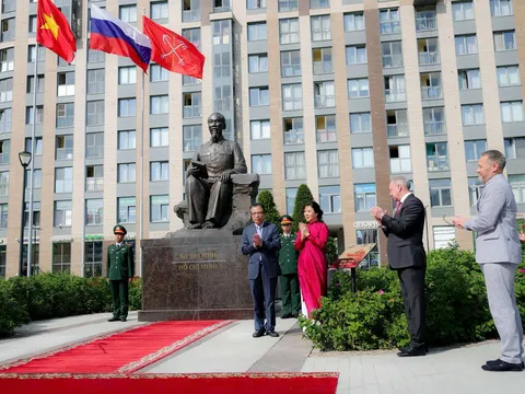 Khánh thành Quảng trường Hồ Chí Minh: Biểu tượng mới của tình hữu nghị Việt - Nga tại St. Petersburg