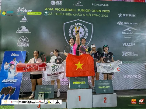 Nữ vận động viên Pickleball Việt Nam gây sốt: 'Ẵm trọn' huy chương vàng sau chuyến tập huấn Mỹ
