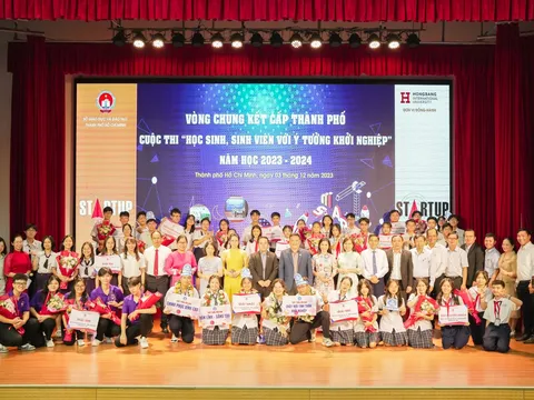Trường THPT Trần Văn Giàu đạt giải Nhất cuộc thi “Học sinh, sinh viên với ý tưởng khởi nghiệp” TP.HCM 2023