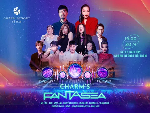 Rapper Đen, Mỹ Linh cùng hàng loạt ca sĩ nổi tiếng góp mặt trong đại nhạc hội Charm Fantasea 2024