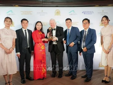 Việt Nam giành chiến thắng ở nhiều hạng mục tại lễ trao giải thưởng Du lịch Thế giới